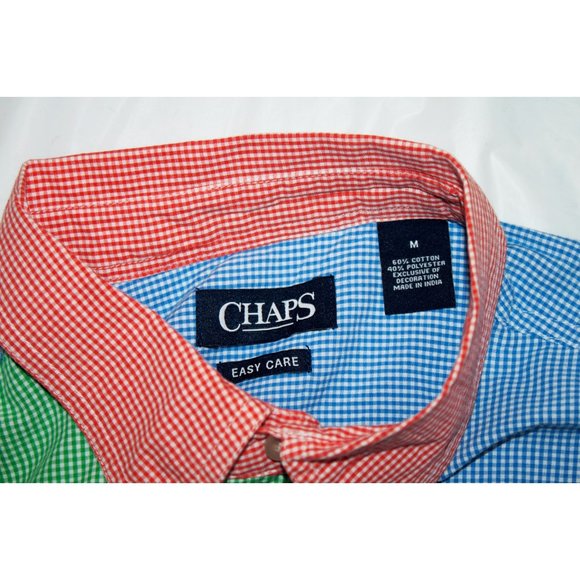 Chaps Mens Long Sleeve Button Down Shirt Size Medium - Picture 7 of 8